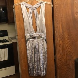 Silver/grey formal/cocktail dress- new!